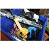 Image 1 : TOTE OF TRAILER WHEELS BUILDING SUPPLIES AND TURBO PAINT ROLLERS