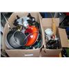 Image 1 : BOX OF POTS AND PANS