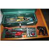 Image 1 : GREEN TOOLBOX WITH TOOL CONTENTS