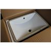 Image 2 : ACRITEC INDUSTRIES NEPTUNE CERAMIC RECTANGULAR UNDER MOUNT SINK
