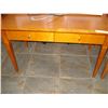Image 2 : MODERN 2 DRAWER MAPLE DESK