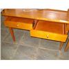 Image 3 : MODERN 2 DRAWER MAPLE DESK