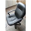 Image 2 : BLACK LEATHER OFFICE CHAIR