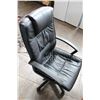 Image 2 : BLACK LEATHER OFFICE CHAIR