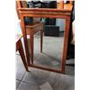 Image 1 : WOOD FRAMED WALL MIRROR