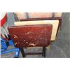 Image 1 : THREE WOOD TV TRAYS
