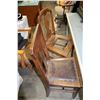 Image 2 : 4 ASSORTED VINTAGE DINING CHAIRS