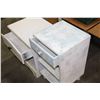 Image 2 : TWO WHITE ENDTABLES