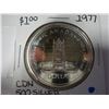 Image 1 : 1977 ONE DOLLAR SILVER COIN QUEEN ELIZABETH