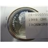 Image 2 : 1988 ONE DOLLAR SILVER COIN IRONWORKS