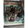 Image 1 : TRAY OF GLASS INSULATORS
