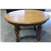 Image 2 : LARGE ROUND VINTAGE CRANK TABLE WITH TWO LEAFS NO CRANK