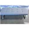 Image 2 : NEW GREY AND CHROME BENCH