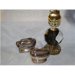 THREE VINTAGE TABLE LIGHTERS