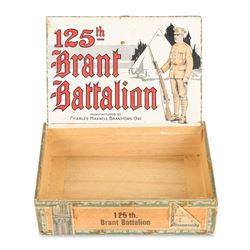 Cigar Box, 125th Brant Battalion