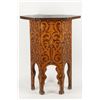 Image 2 : Folk Art Hexagonal Floral Decorated Table