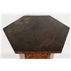 Image 3 : Folk Art Hexagonal Floral Decorated Table
