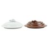 Image 1 : Two Beaver Finial Canadian Pottery Lids