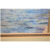 Image 2 : Pastel on paper painting of a shoreline pencil by artist Crane Thomas, 10" X 11"