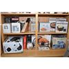 Image 1 : Two shelf lots of brand new kitchen items including Black & Decker Deep dish skillet, lidded turkey 