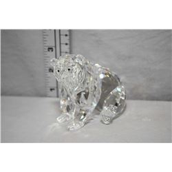 Swarovski polar bear with original box, 3  in height