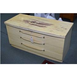 Eatonia cedar lined blanket chest with under storage and original labelling