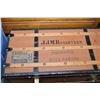 Image 2 : Antique oak bound steamer trunk with tray and original Haagsche Kofferfavriek paper label and origin