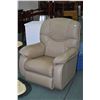 Image 1 : Semi-contemporary leather rocker recliner