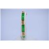 Image 1 : Ladies 14kt yellow gold and jadeite bracelet