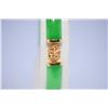 Image 2 : Ladies 14kt yellow gold and jadeite bracelet
