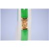 Image 2 : Ladies 14kt yellow gold and jadeite bracelet