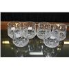 Image 1 : Six Waterford crystal "Lismore" short tumblers