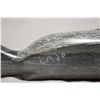 Image 3 : Scrimshaw whale tooth "Humpback Whale" signed by artist Daurniller, plus a carved soapstone 6" in le