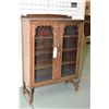 Image 1 : Antique oak two door china/book cabinet