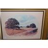 Image 1 : Three framed country landscape prints including two by W. Blackman and a rural homestead larger prin