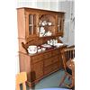 Image 1 : Vilas maple sideboard and hutch with multiple doors and drawers and illuminated display hutch