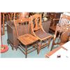 Image 1 : Pair of mismatched antique side chairs