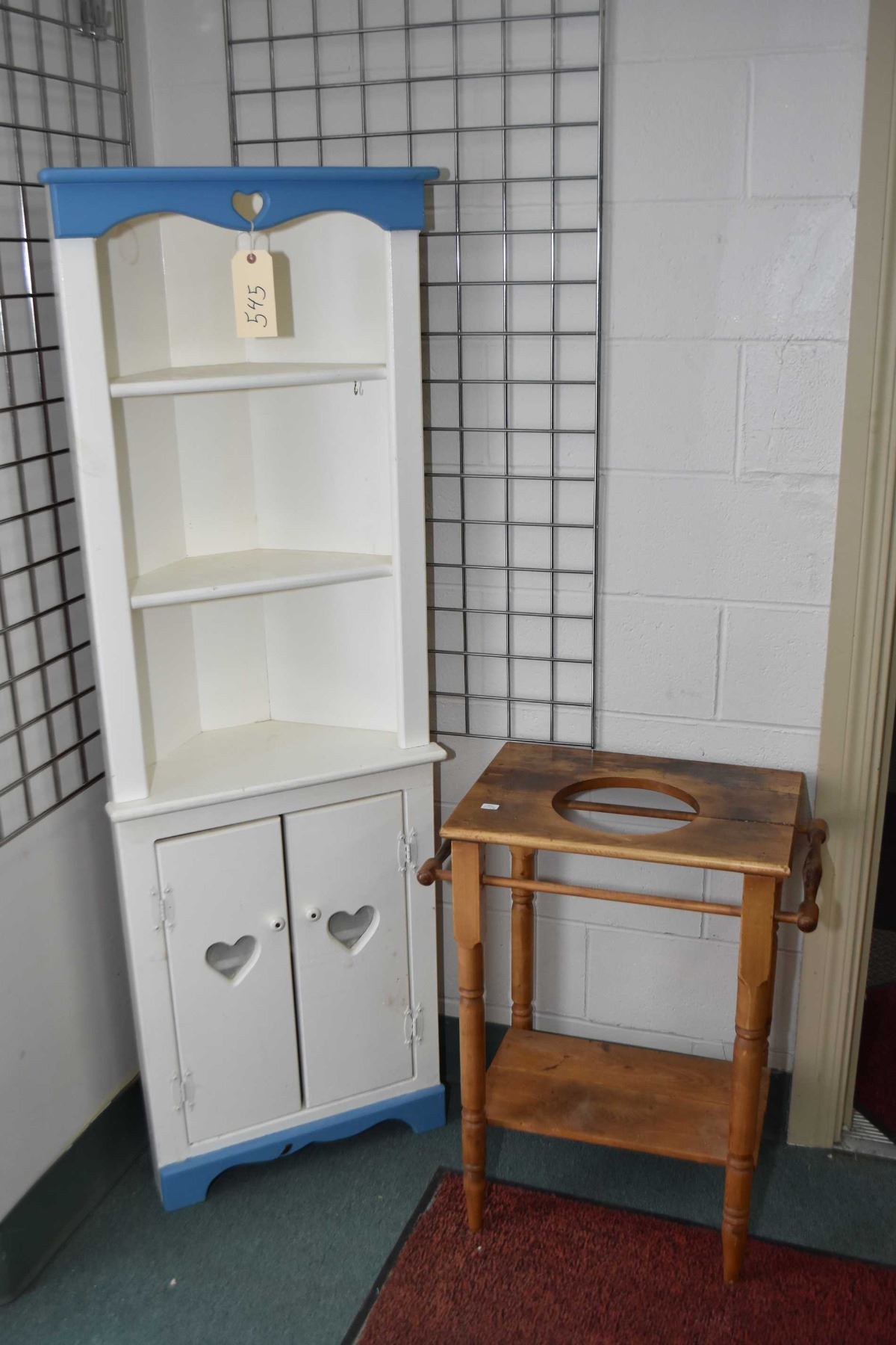 Shabby Chic Primitive Kitchen Corner Cabinet And A Primitive