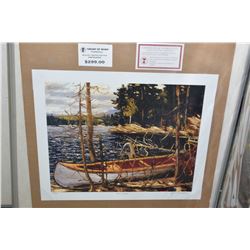 Two unframed limited edition prints Group of Seven including "Autumn" by Franklin Carmichael 631/777