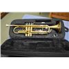 Image 1 : Fernando brass trumpet with mouth piece and fitted case