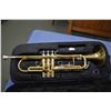 Image 2 : Fernando brass trumpet with mouth piece and fitted case