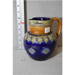 Royal Doulton glazed stoneware jug marked 6507, initial by artist M.B aka Mick Bowen (?), 6 1/2" in 