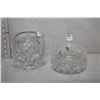 Image 2 : Shannon Irish crystal double decker biscuit barrel, 11" in height