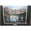 Image 1 : Framed limited edition print titled "Moraine Lake, Banff National Park" and pencil signed by artist 