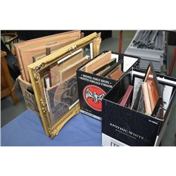 Selection of vintage frames etc.