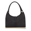 Image 3 : Gucci Black Canvas Leather Jackie Shoulder Bag