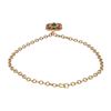 Image 4 : Chanel Gold and Multicolor Glass Stones Gripoix Long Necklace