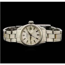 Ladies Stainless Steel Rolex Vintage Wristwatch