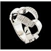 Image 4 : 0.33 ctw Diamond Ring - 14KT White Gold