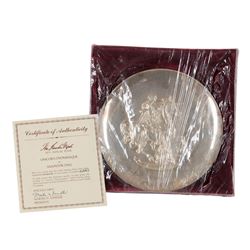 Salvador Dali "Unicorn Dyonisiaque" 8 Inch Plate by The Lincoln Mint, Circa 1971